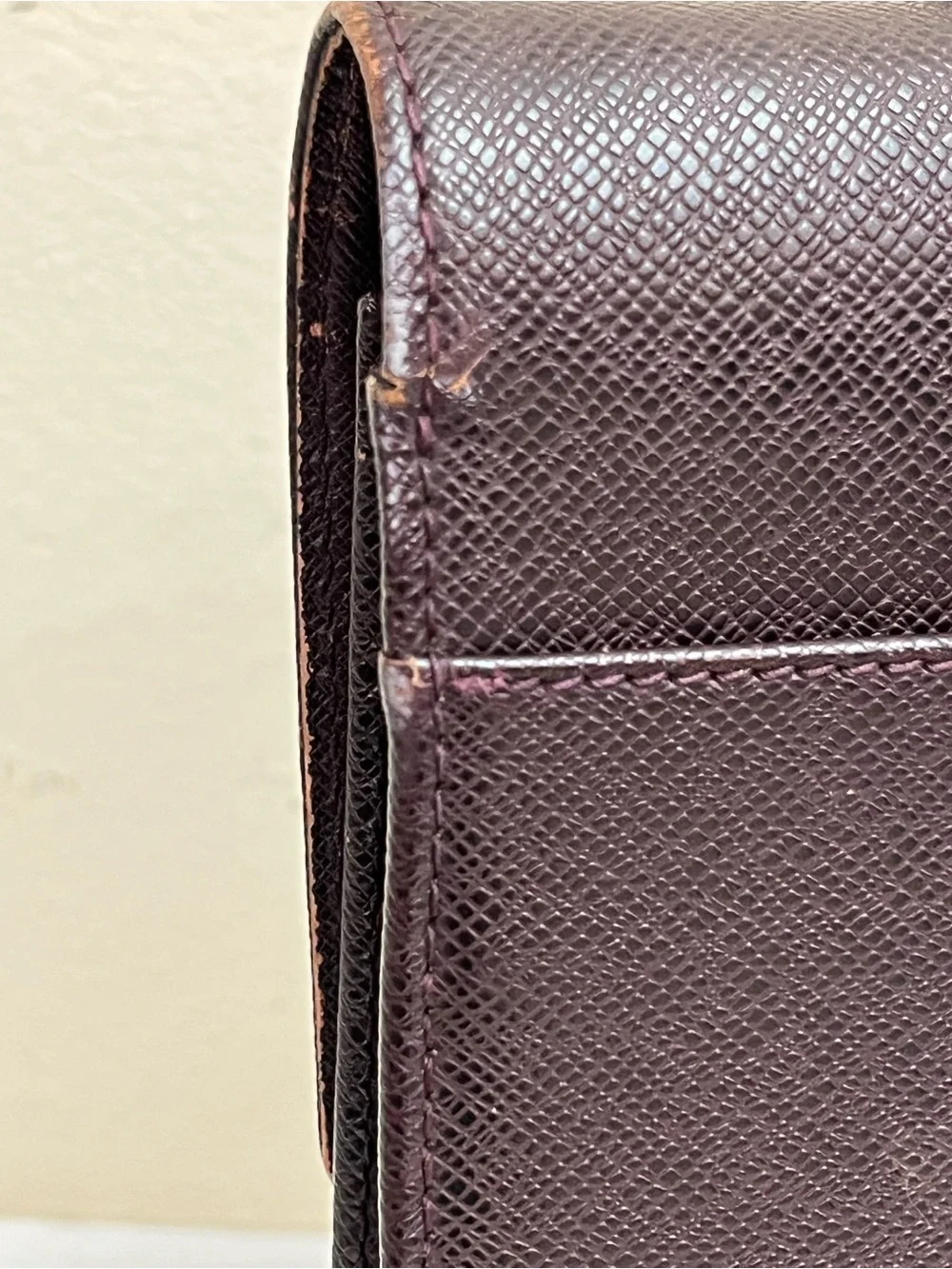 AUTH LOUIS VUITTON SERVIETTE KOURAD TAIGA BRIEFCASE